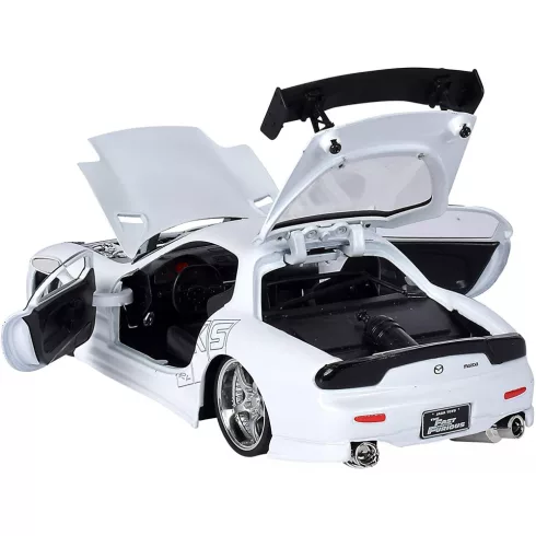 Jada Toys - Halálos iramban: 1993 Mazda RX-7 fém játékautó 21cm - fehér