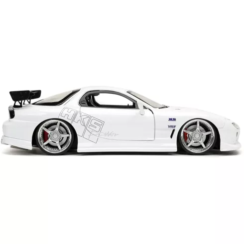 Jada Toys - Halálos iramban: 1993 Mazda RX-7 fém játékautó 21cm - fehér