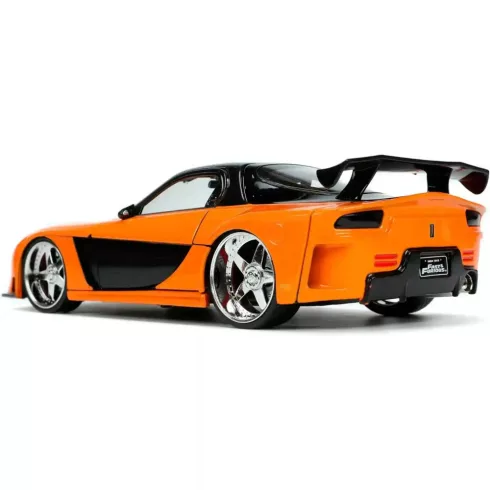 Jada Toys - Halálos iramban: Han's Mazda RX-7 fém játékautó 21cm Han figurával