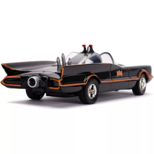 Jada Toys - 1966 Classic Batmobile fém játékautó 13cm Batman figurával