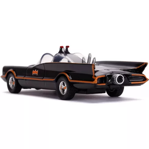 Jada Toys - 1966 Classic Batmobile fém játékautó 13cm Batman figurával