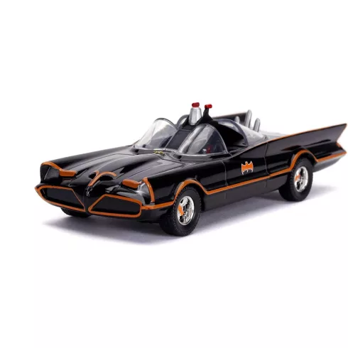 Jada Toys - 1966 Classic Batmobile fém játékautó 13cm Batman figurával