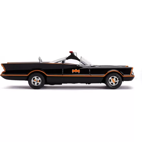 Jada Toys - 1966 Classic Batmobile fém játékautó 13cm Batman figurával