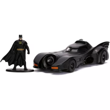   Jada Toys - 1989 Batmobile fém játékautó 13cm Batman figurával