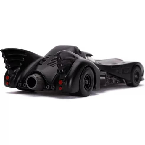 Jada Toys - 1989 Batmobile fém játékautó 13cm Batman figurával