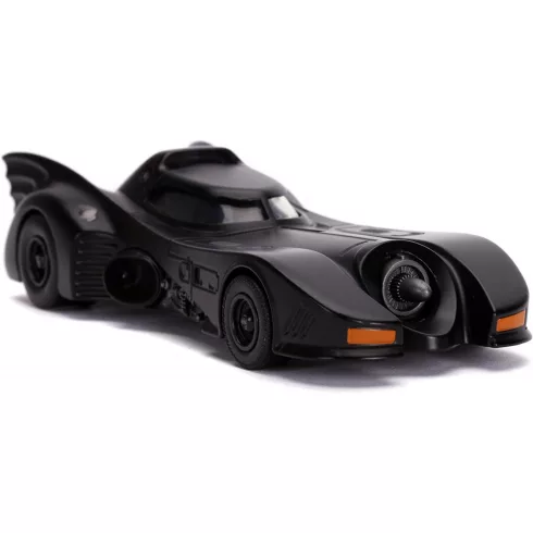 Jada Toys - 1989 Batmobile fém játékautó 13cm Batman figurával