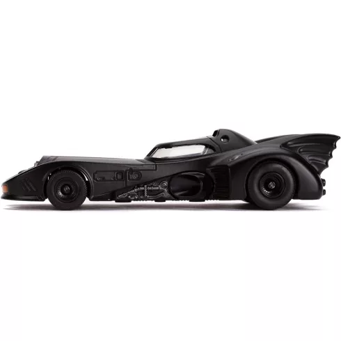Jada Toys - 1989 Batmobile fém játékautó 13cm Batman figurával