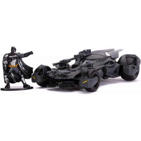 Jada Toys - Az Igazság Ligája Batmobile fém játékautó 13cm Batman figurával