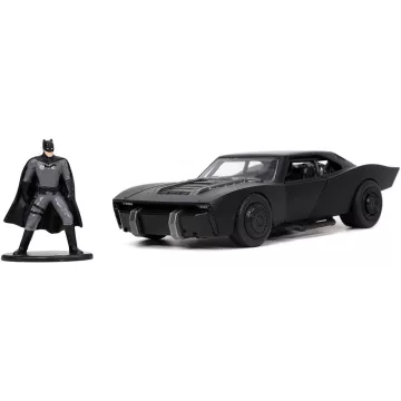   Jada Toys - 2022 Batmobile fém játékautó 13cm Batman figurával
