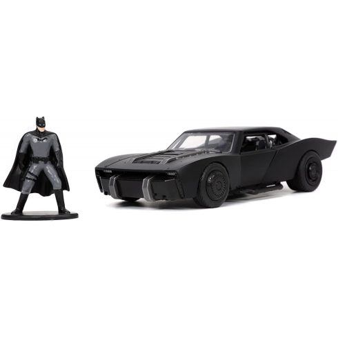 Jada Toys - 2022 Batmobile fém játékautó 13cm Batman figurával