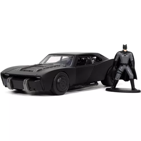 Jada Toys - 2022 Batmobile fém játékautó 13cm Batman figurával