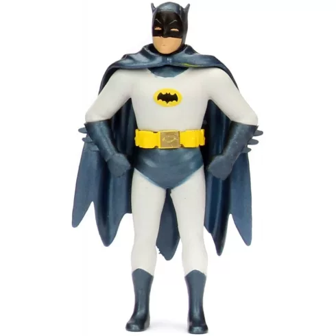 Jada Toys - 1966 Classic Batmobile fém játékautó 23cm Batman és Robin figurával (253215001)