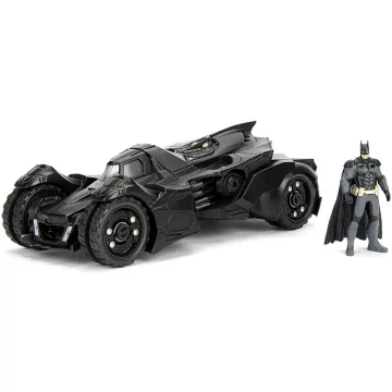   Jada Toys - Arkham lovagja Batmobile fém játékautó 21cm Batman figurával (253215004)