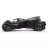   Jada Toys - Arkham lovagja Batmobile fém játékautó 21cm Batman figurával (253215004)