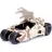   Jada Toys - A sötét lovag Batmobile terepmintás fém játékautó 19cm Batman figurával (253215006)
