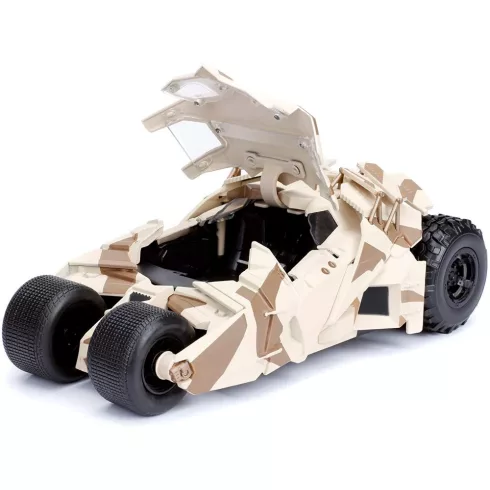 Jada Toys - A sötét lovag Batmobile terepmintás fém játékautó 19cm Batman figurával (253215006)