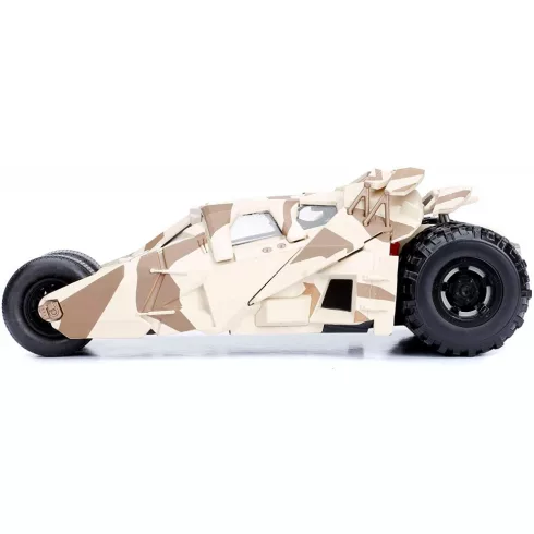 Jada Toys - A sötét lovag Batmobile terepmintás fém játékautó 19cm Batman figurával (253215006)