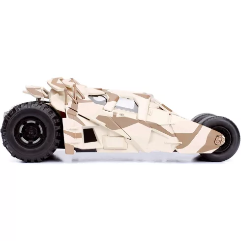 Jada Toys - A sötét lovag Batmobile terepmintás fém játékautó 19cm Batman figurával (253215006)