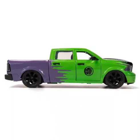 Jada Toys - 2014 RAM 1500 fém játékautó 21cm Hulk figurával