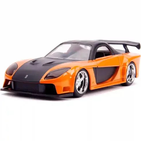 Jada Toys - Halálos iramban: Heist Honda Civic EJ1 és Han's Mazda RX-7 2db-os fém játékautó szett 13cm