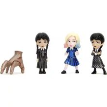   Jada Toys - Wednesday 4db-os fém figuraszett (Wednesday Addams, Enid Sinclair, Izé)