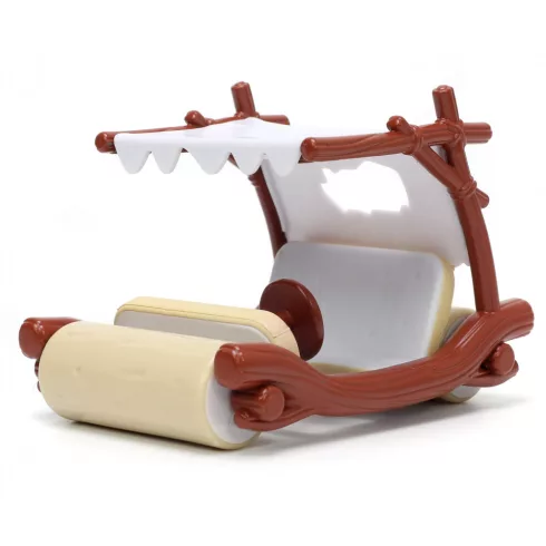 Jada Toys The Flintstones - Frédi és Béni fém játékautó 8cm Frédi figurával