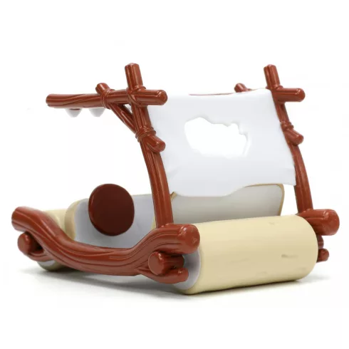 Jada Toys The Flintstones - Frédi és Béni fém játékautó 8cm Frédi figurával