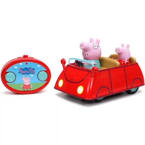 Jada Toys - Peppa Pig: Peppa malac távirányítós RC játékautó 17cm