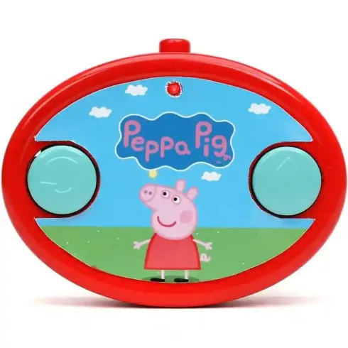 Jada Toys - Peppa Pig: Peppa malac távirányítós RC játékautó 17cm