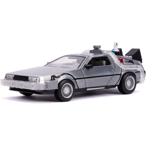 Jada Toys - Back to the Future DeLorean fém játékautó fénnyel 21cm (253255021)