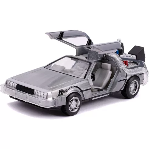Jada Toys - Back to the Future DeLorean fém játékautó fénnyel 21cm (253255021)