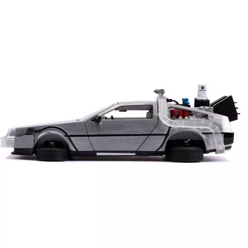 Jada Toys - Back to the Future DeLorean fém játékautó fénnyel 21cm (253255021)