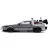 Jada Toys - Back to the Future DeLorean fém játékautó fénnyel 21cm (253255021)
