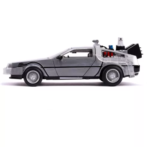 Jada Toys - Back to the Future DeLorean fém játékautó fénnyel 21cm (253255021)