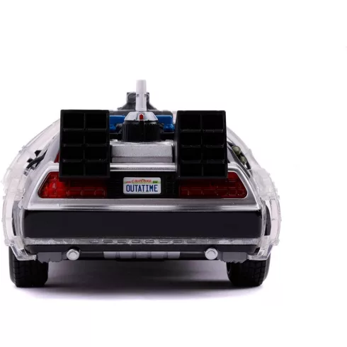 Jada Toys - Back to the Future DeLorean fém játékautó fénnyel 21cm (253255021)