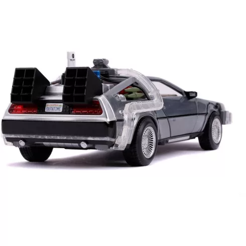 Jada Toys - Back to the Future DeLorean fém játékautó fénnyel 21cm (253255021)