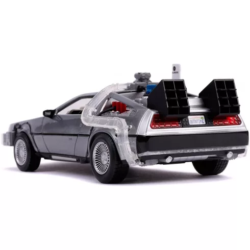 Jada Toys - Back to the Future DeLorean fém játékautó fénnyel 21cm (253255021)