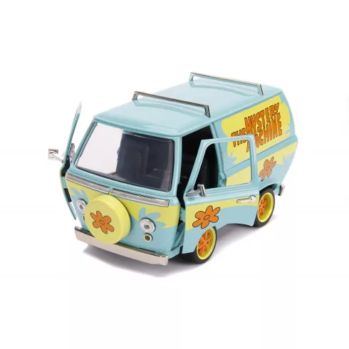 Jada Toys - Scooby Doo csodajárgány fém játékautó Scooby és Bozont figurákkal 15cm