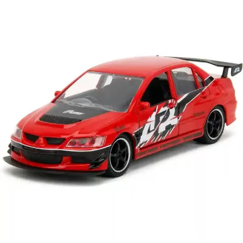 Jada Toys - Halálos iramban: Mitsubishi Lancer Evolution IX és Brian's Nissan Skyline GT-R (R34) 2db-os fém játékautó szett 13cm