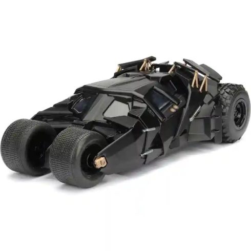Jada Toys - A sötét lovag Batmobile fém játékautó 19cm Batman figurával