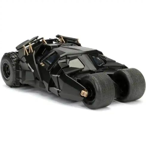 Jada Toys - A sötét lovag Batmobile fém játékautó 19cm Batman figurával