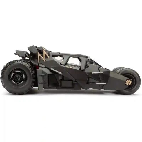 Jada Toys - A sötét lovag Batmobile fém játékautó 19cm Batman figurával