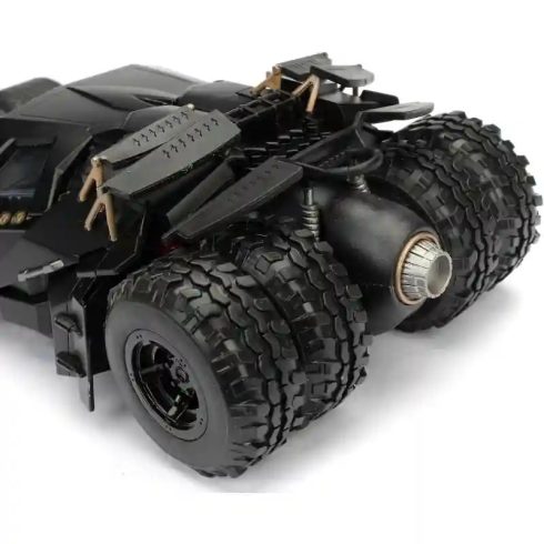 Jada Toys - A sötét lovag Batmobile fém játékautó 19cm Batman figurával