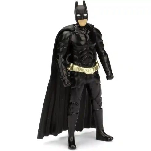 Jada Toys - A sötét lovag Batmobile fém játékautó 19cm Batman figurával