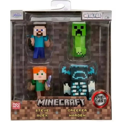 Jada Toys - Minecraft fém figura készlet