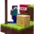 Jada Toys - Minecraft Nano Scene Overworld játékszett fém figurákkal