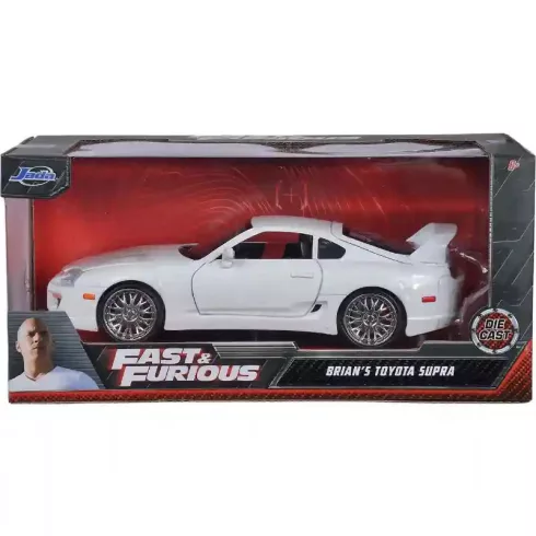 Jada Toys - Halálos iramban: Brian's Toyota Supra fém játékautó 19cm