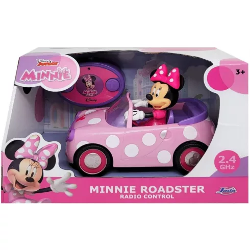 Jada Toys - Disney: Minnie egeres távirányítós RC játékautó 17cm
