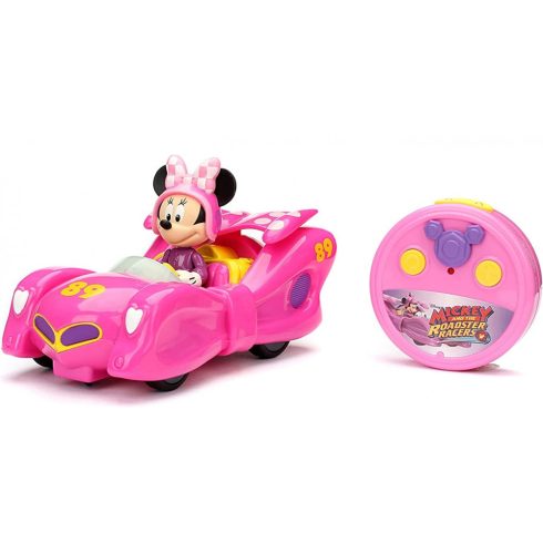 Jada Toys - Disney: Minnie egeres távirányítós RC játékautó 18cm