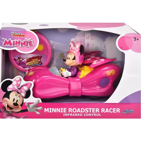 Jada Toys - Disney: Minnie egeres távirányítós RC játékautó 18cm
